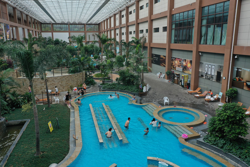 赫章县九股水温泉度假区。鲁绍林摄