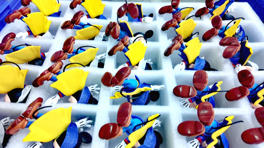 鬆桃孟溪強村富民工坊產品。朱子立攝