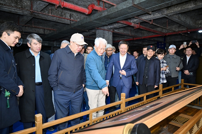 专家团一行实地考察。罗飞燕摄