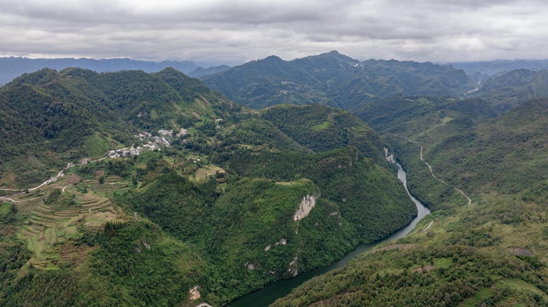 罗甸秋日一景。