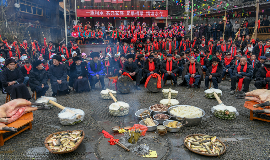 貴州雷山苗年資料圖。