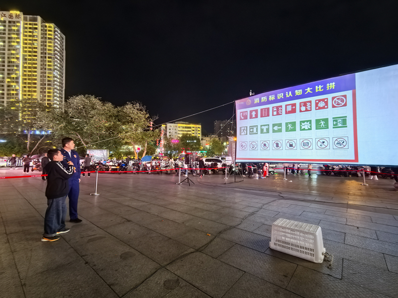 图为消防标识认知挑战。