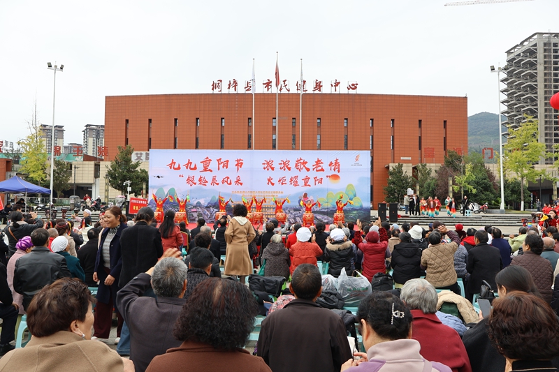 2025年桐梓县“我们的节日·重阳——银铃展风采，火炬耀重阳”主题文明实践活动开展 王洪娅摄