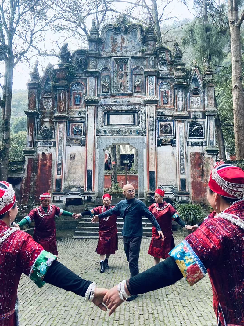 黄平拍摄现场。多彩贵州影视文化产业有限公司供图