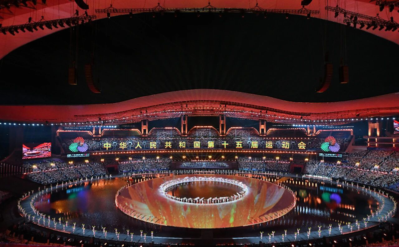 廣東奧林匹克體育中心內景。