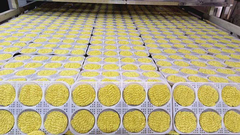 制作好的面餅。