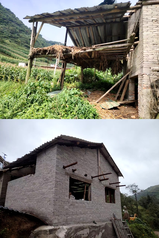 桑木镇土河村农户项良奎圈舍改造前后对比。何小露 摄.jpg
