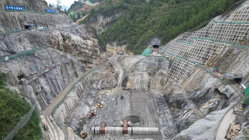总投资已过半，花滩子水库工程快速推进。