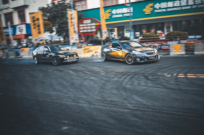 激烈的比賽現場。