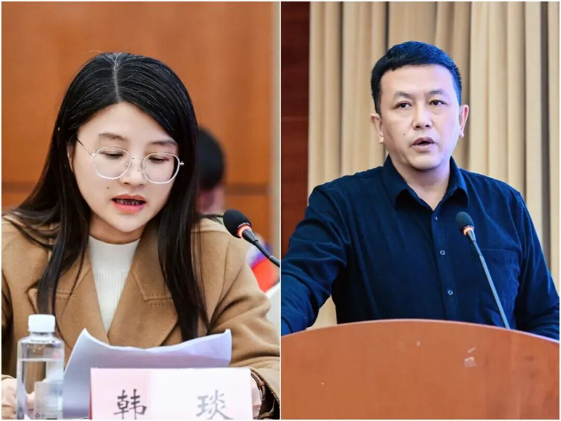 2.貴州商學院大數據與智能工程學院副院長韓琰、奇瑞產業學院執行院長許建忠交流發言。