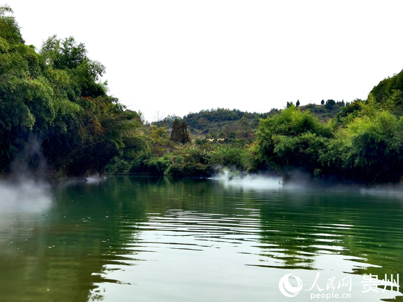 车田村山水风光。人民网记者 王秀芳摄