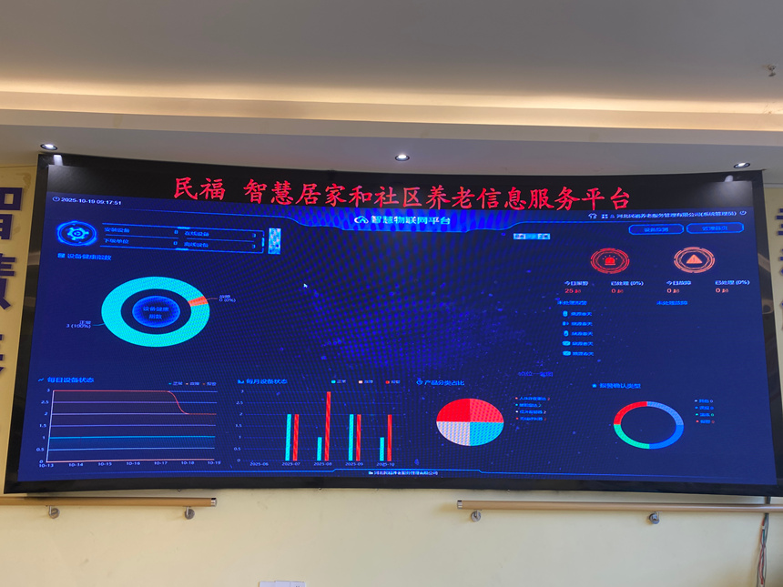 习水县第十二养老服务中心服务平台。罗金摄