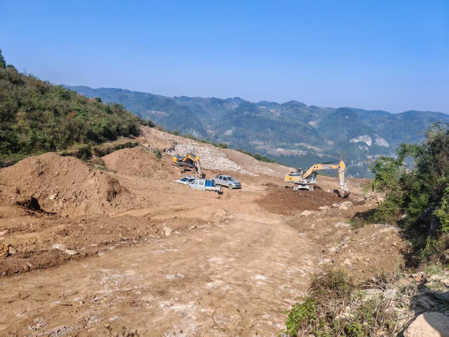 養殖場施工現場。