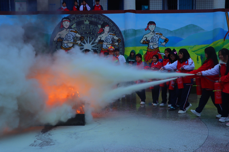 消防演練現場。