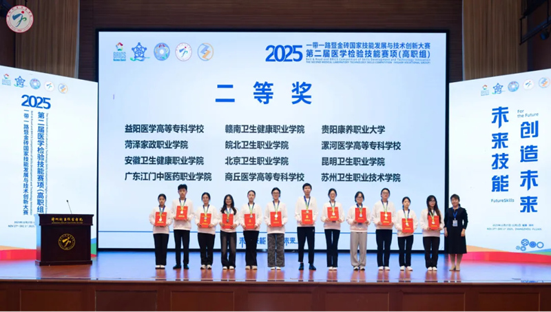 医学检验技术专业团队获团体二等奖。