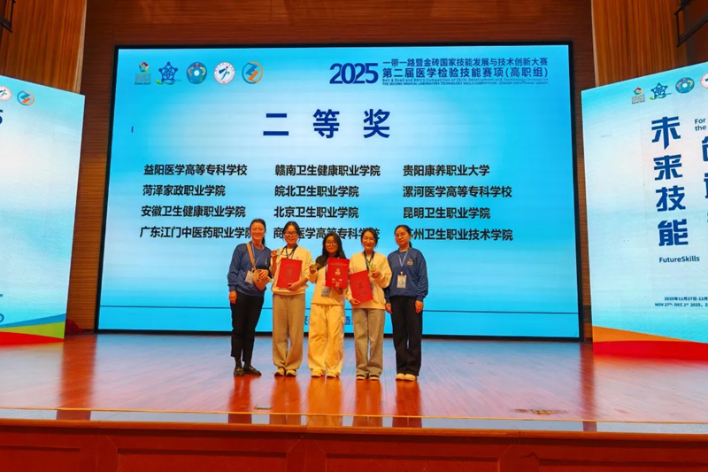 指导老师与参赛学生合影。