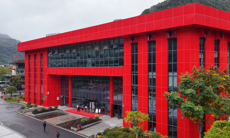 红军长征在桐梓·青春永恒展厅。 陈桂良摄