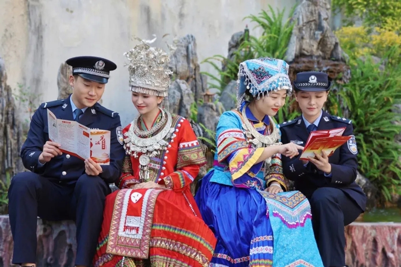 宪法宣传周各地活动现场。