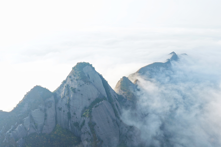 云雾中的金钟山 张大美 摄 4