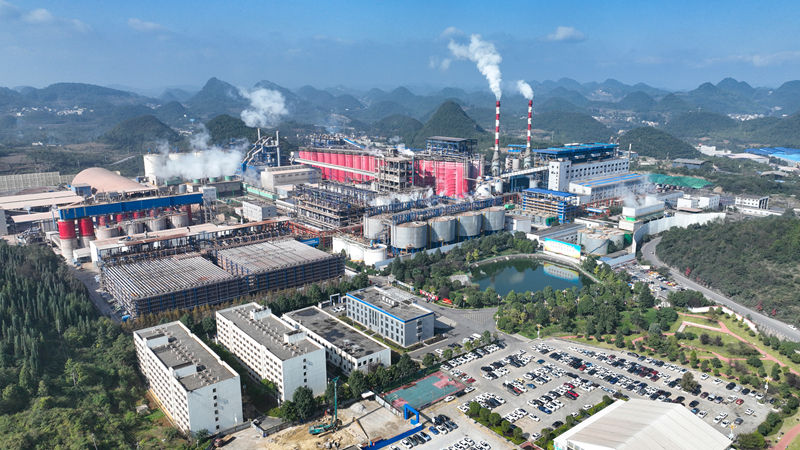 贵州华锦铝业有限公司。沈建华摄