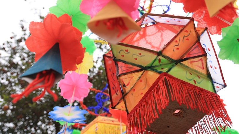 申时友制作好的花灯。王艳 摄.jpg