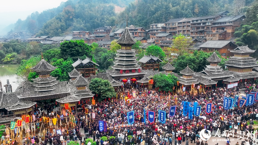 2025黎平侗年活动现场。人民网记者 涂敏摄