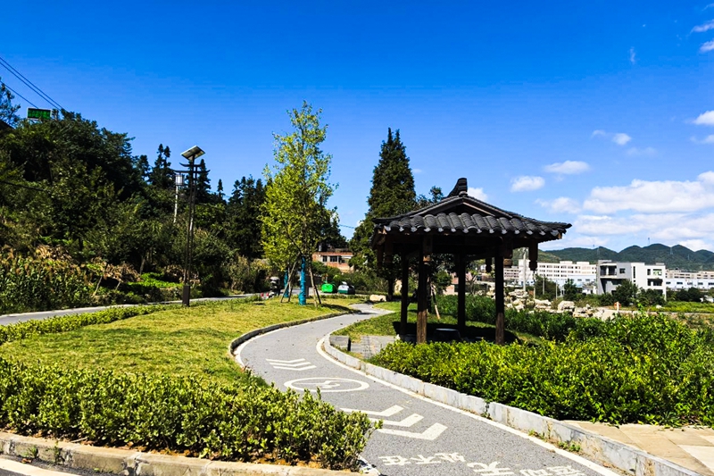 七星关区碧水小流域治理成效。