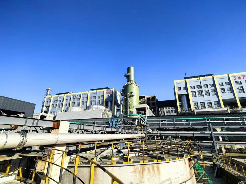 圖為：貴州新天鑫化工有限公司技改后企業