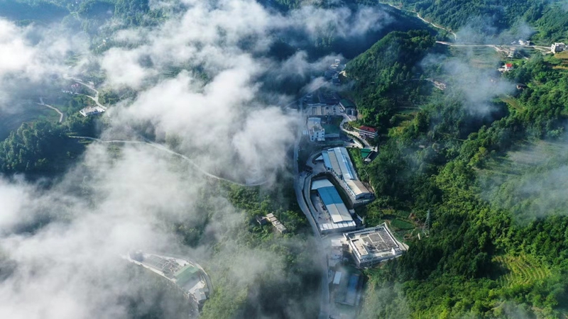 鳥瞰貴州佳裡佳農業發展有限公司。