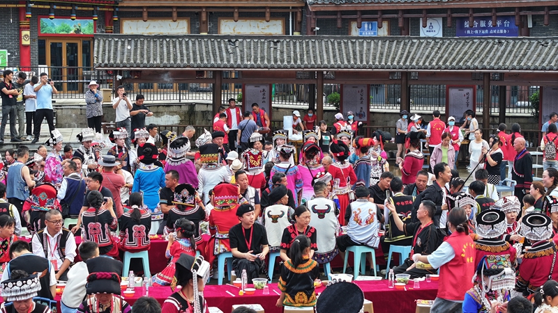 2025年07月26日，纳雍火把节现场。