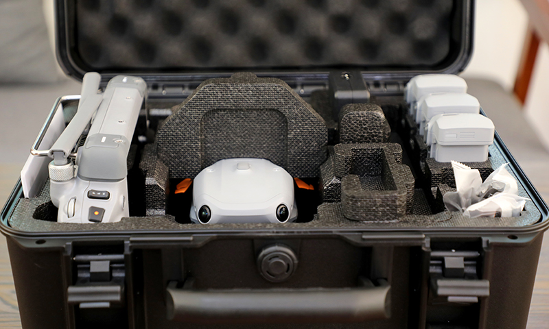 配发的警用无人机 。