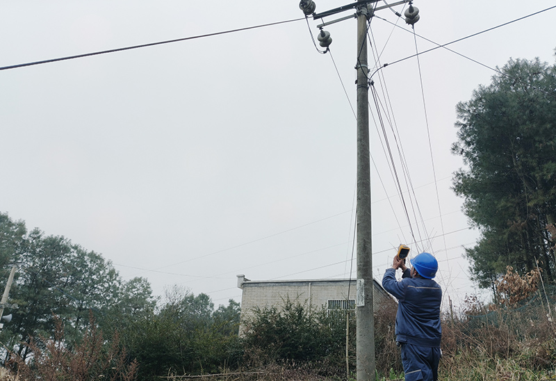 对线路进行特巡。