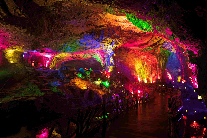 萬山朱砂古鎮地下長城。