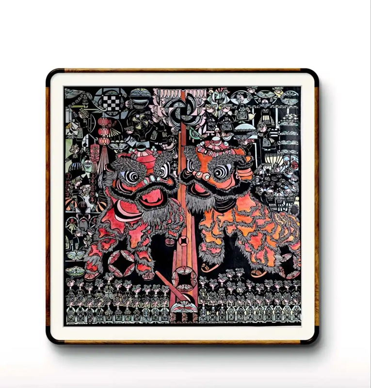 1、《我们的节日·春节》剪纸作品。曹梅梅、江露莎 供图