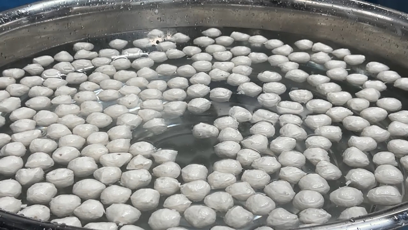 5 图为加工好的鱼丸
