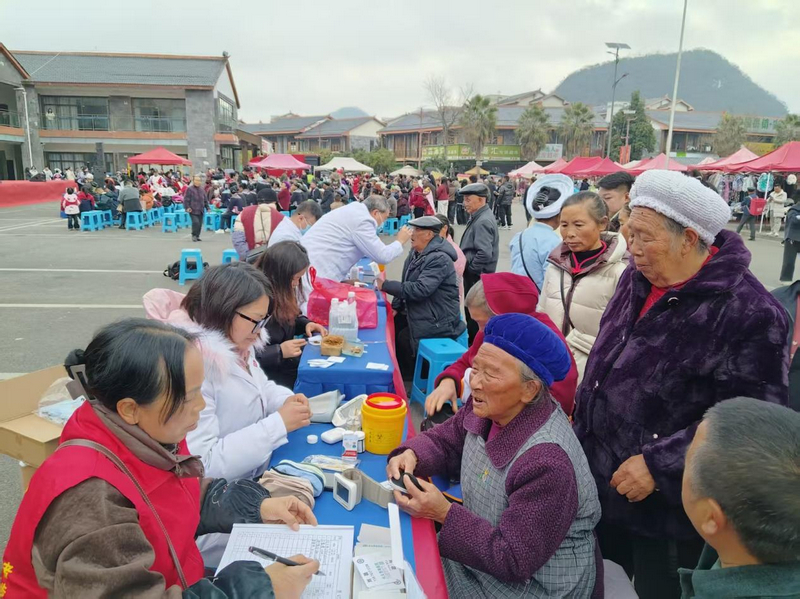 义诊活动。