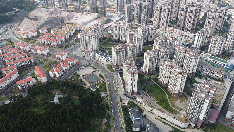 旺家社区全景图。