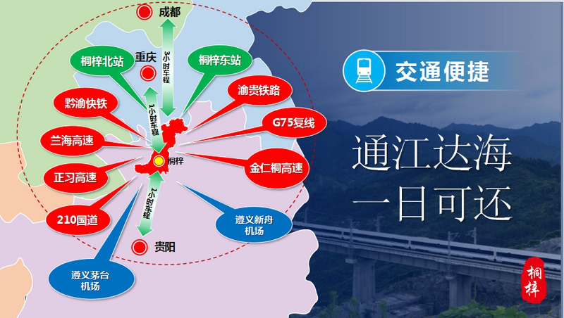 通江达海，一日可还。桐梓县工商联供图