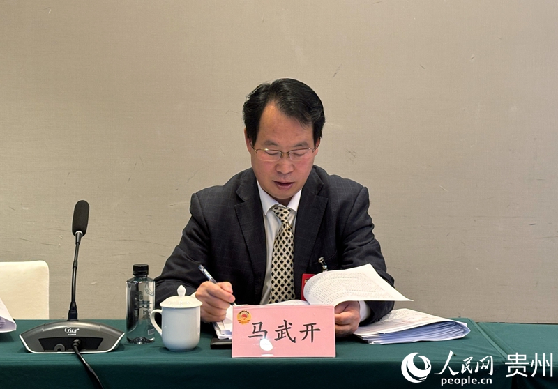 貴州省政協委員馬武開參加2026貴州省兩會。人民網記者 高華攝.jpg
