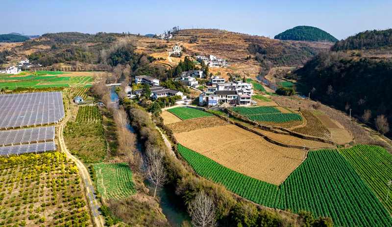 贵州省黔西市洪水镇解放村。