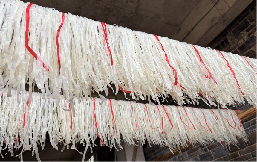 贵州玉屏：手工米粉飘香 侗乡年味渐浓。