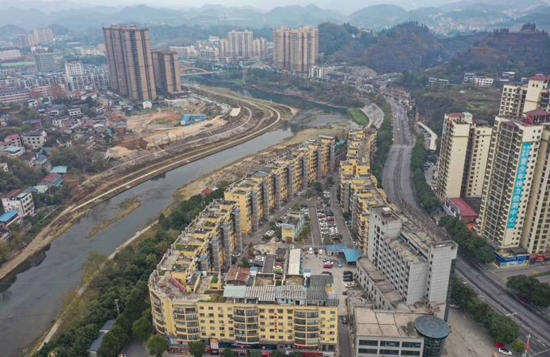 俯瞰改造后的星月灣小區。謝慧芳攝