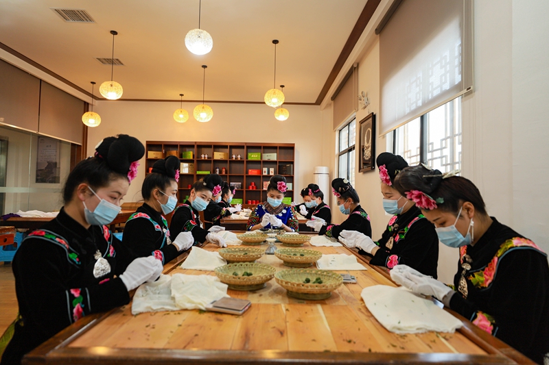 雷山银球茶生产工艺。