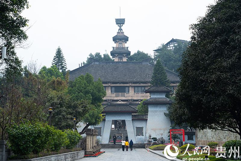 中国酒文化城一隅。人民网 阳茜摄