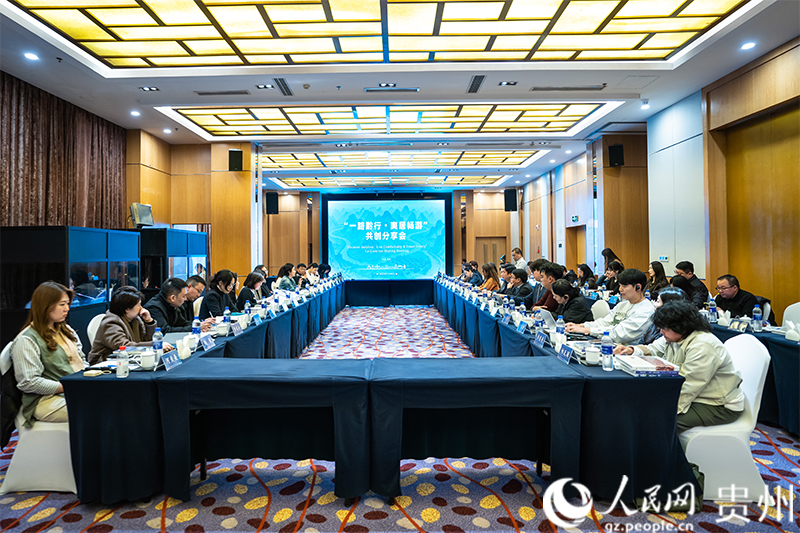 “一路黔行・爽居畅游”共创分享交流会。人民网 阳茜摄