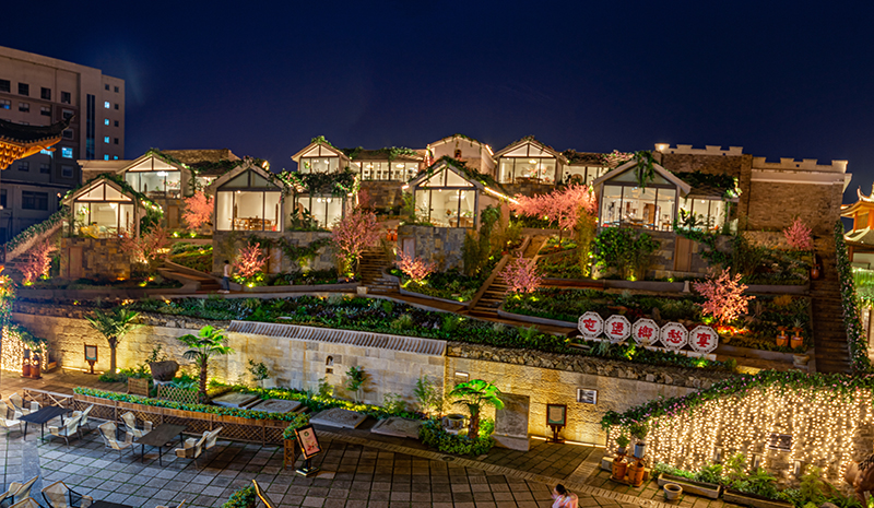 屯堡鄉愁宴。 湯玲玲 攝