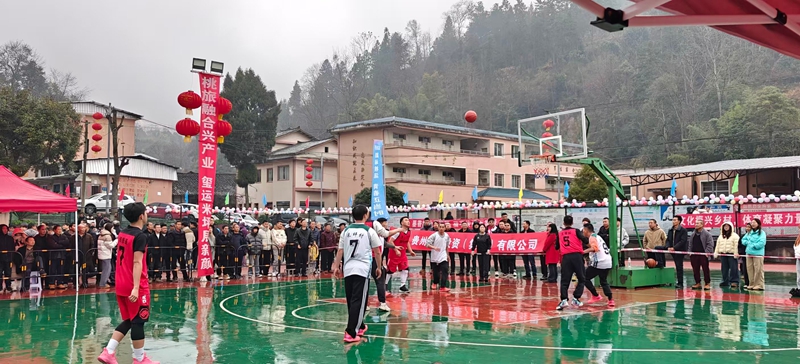 篮球比赛现场。胡晓娴摄