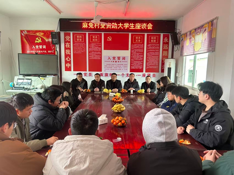 松桃甘龙镇组织返乡大学生开展系列志愿服务活动。