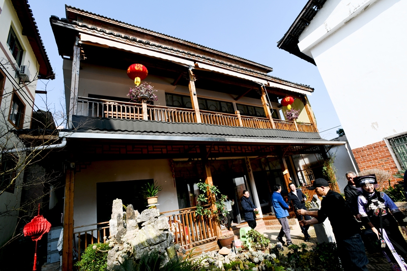 “悠然小院”民宿。武敏攝