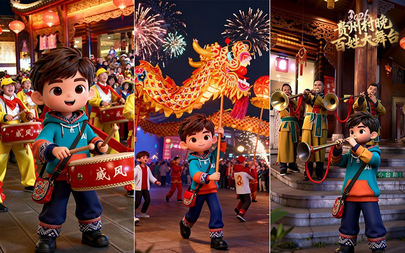 贵州村晚：赴一场山水间的滚烫欢腾